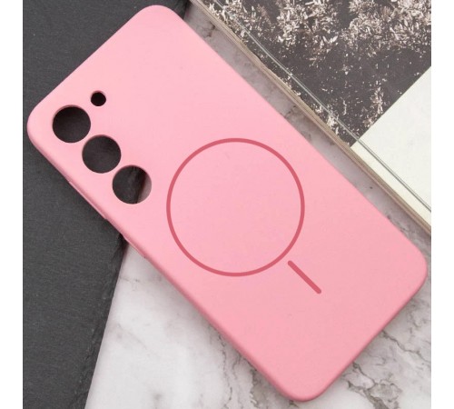 Чохол Silicone Cover Lakshmi Full Camera (AA) with MagFit для Samsung Galaxy S23 Рожевий / Light pink Чохол Silicone Cover Lakshmi Full Camera (AA) with MagFit для Samsung Galaxy S23 Рожевий / Light pink