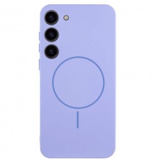 Чохол Silicone Cover Lakshmi Full Camera (AA) with MagFit для Samsung Galaxy S23 Бузковий / Dasheen