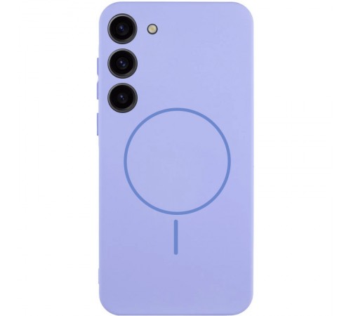 Чохол Silicone Cover Lakshmi Full Camera (AA) with MagFit для Samsung Galaxy S23 Бузковий / Dasheen Чохол Silicone Cover Lakshmi Full Camera (AA) with MagFit для Samsung Galaxy S23 Бузковий / Dasheen
