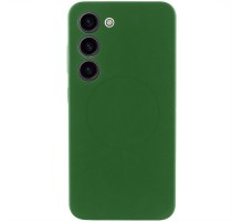 Чохол Silicone Cover Lakshmi Full Camera (AA) with MagFit для Samsung Galaxy S23 Зелений / Dark green