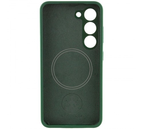 Чохол Silicone Cover Lakshmi Full Camera (AA) with MagFit для Samsung Galaxy S23 Зелений / Dark green Чохол Silicone Cover Lakshmi Full Camera (AA) with MagFit для Samsung Galaxy S23 Зелений / Dark green