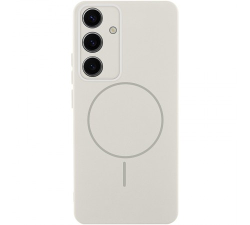 Чохол Silicone Cover Lakshmi Full Camera (AA) with MagFit для Samsung Galaxy S23 FE Білий / White Чохол Silicone Cover Lakshmi Full Camera (AA) with MagFit для Samsung Galaxy S23 FE Білий / White