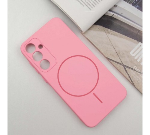 Чохол Silicone Cover Lakshmi Full Camera (AA) with MagFit для Samsung Galaxy S23 FE Рожевий / Light pink Чохол Silicone Cover Lakshmi Full Camera (AA) with MagFit для Samsung Galaxy S23 FE Рожевий / Light pink
