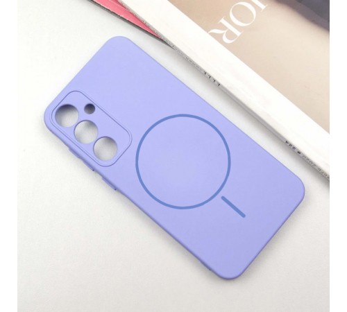 Чохол Silicone Cover Lakshmi Full Camera (AA) with MagFit для Samsung Galaxy S23 FE Бузковий / Dasheen Чохол Silicone Cover Lakshmi Full Camera (AA) with MagFit для Samsung Galaxy S23 FE Бузковий / Dasheen