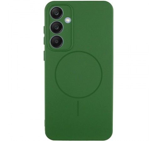 Чохол Silicone Cover Lakshmi Full Camera (AA) with MagFit для Samsung Galaxy S23 FE Зелений / Dark green Чохол Silicone Cover Lakshmi Full Camera (AA) with MagFit для Samsung Galaxy S23 FE Зелений / Dark green