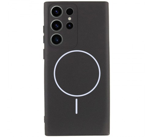 Чохол Silicone Cover Lakshmi Full Camera (AA) with MagFit для Samsung Galaxy S23 Ultra Чорний / Black Чохол Silicone Cover Lakshmi Full Camera (AA) with MagFit для Samsung Galaxy S23 Ultra Чорний / Black