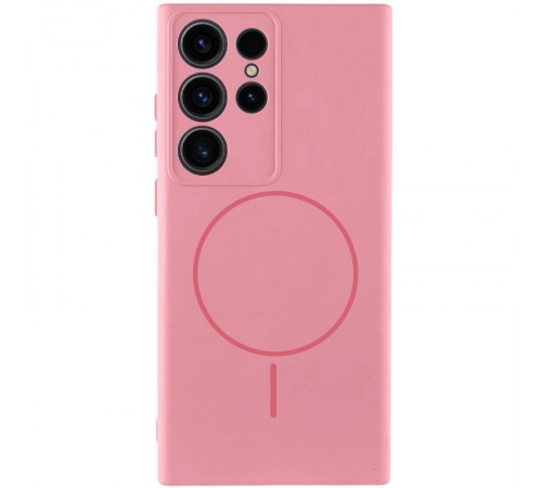 Чохол Silicone Cover Lakshmi Full Camera (AA) with MagFit для Samsung Galaxy S23 Ultra Рожевий / Light pink Чохол Silicone Cover Lakshmi Full Camera (AA) with MagFit для Samsung Galaxy S23 Ultra Рожевий / Light pink
