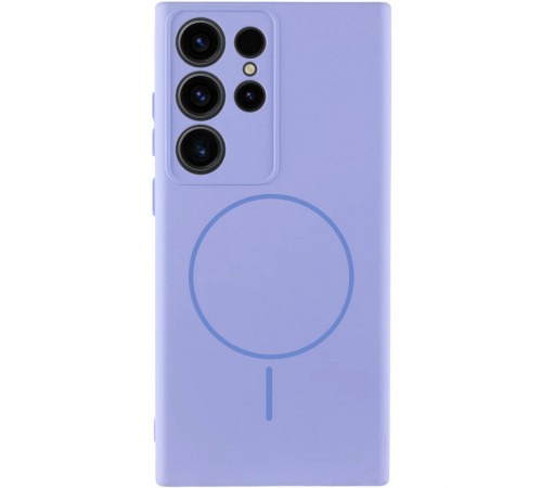 Чохол Silicone Cover Lakshmi Full Camera (AA) with MagFit для Samsung Galaxy S23 Ultra Бузковий / Dasheen Чохол Silicone Cover Lakshmi Full Camera (AA) with MagFit для Samsung Galaxy S23 Ultra Бузковий / Dasheen