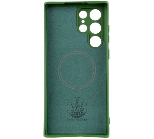 Чохол Silicone Cover Lakshmi Full Camera (AA) with MagFit для Samsung Galaxy S23 Ultra Зелений / Dark green Чохол Silicone Cover Lakshmi Full Camera (AA) with MagFit для Samsung Galaxy S23 Ultra Зелений / Dark green