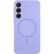 Чохол Silicone Cover Lakshmi Full Camera (AA) with MagFit для Samsung Galaxy S24 Бузковий / Dasheen