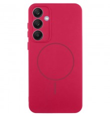 Чохол Silicone Cover Lakshmi Full Camera (AA) with MagFit для Samsung Galaxy S24 FE Червоний / Rose Red