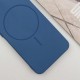 Чохол Silicone Cover Lakshmi Full Camera (AA) with MagFit для Samsung Galaxy S24 FE Синій / Navy blue