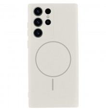 Чохол Silicone Cover Lakshmi Full Camera (AA) with MagFit для Samsung Galaxy S24 Ultra Білий / White
