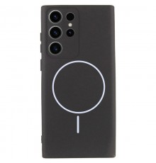 Чохол Silicone Cover Lakshmi Full Camera (AA) with MagFit для Samsung Galaxy S24 Ultra Чорний / Black