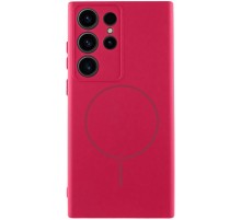 Чохол Silicone Cover Lakshmi Full Camera (AA) with MagFit для Samsung Galaxy S25 Ultra Червоний / Rose Red