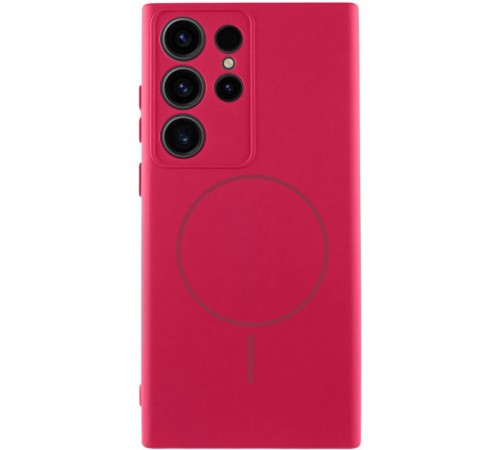 Чохол Silicone Cover Lakshmi Full Camera (AA) with MagFit для Samsung Galaxy S25 Ultra Червоний / Rose Red Чохол Silicone Cover Lakshmi Full Camera (AA) with MagFit для Samsung Galaxy S25 Ultra Червоний / Rose Red