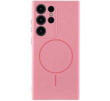 Чохол Silicone Cover Lakshmi Full Camera (AA) with MagFit для Samsung Galaxy S25 Ultra Рожевий / Light pink