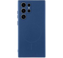 Чохол Silicone Cover Lakshmi Full Camera (AA) with MagFit для Samsung Galaxy S25 Ultra Синій / Navy blue