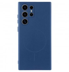 Чохол Silicone Cover Lakshmi Full Camera (AA) with MagFit для Samsung Galaxy S25 Ultra Синій / Navy blue