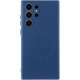 Чохол Silicone Cover Lakshmi Full Camera (AA) with MagFit для Samsung Galaxy S25 Ultra Синій / Navy blue
