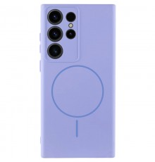 Чохол Silicone Cover Lakshmi Full Camera (AA) with MagFit для Samsung Galaxy S25 Ultra Бузковий / Dasheen