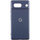 Чохол Silicone Cover Lakshmi Full Camera (AA) with logo для Google Pixel 9a Синій / Midnight blue