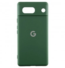 Чохол Silicone Cover Lakshmi Full Camera (AA) with logo для Google Pixel 9a Зелений / Dark green