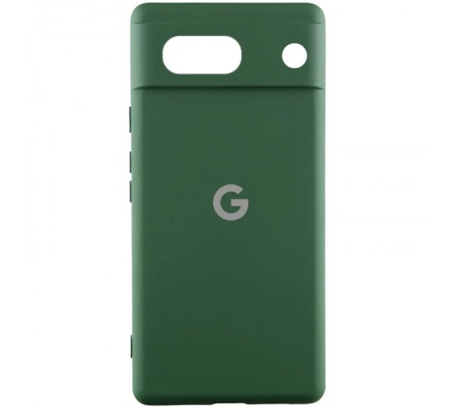 Чохол Silicone Cover Lakshmi Full Camera (AA) with logo для Google Pixel 9a Зелений / Dark green Чохол Silicone Cover Lakshmi Full Camera (AA) with logo для Google Pixel 9a Зелений / Dark green