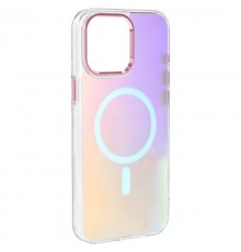 Чохол TPU Lunar Glow (MagFit) для Apple iPhone 13 / 14 (6.1") Baby Pink