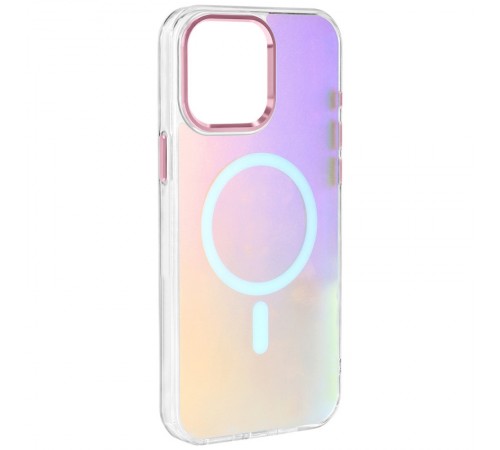 Чохол TPU Lunar Glow (MagFit) для Apple iPhone 13 / 14 (6.1") Baby Pink Чохол TPU Lunar Glow (MagFit) для Apple iPhone 13 / 14 (6.1") Baby Pink