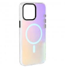 Чохол TPU Lunar Glow (MagFit) для Apple iPhone 13 / 14 (6.1") Titanium Black