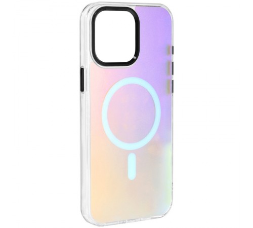 Чохол TPU Lunar Glow (MagFit) для Apple iPhone 13 / 14 (6.1") Titanium Black Чохол TPU Lunar Glow (MagFit) для Apple iPhone 13 / 14 (6.1") Titanium Black
