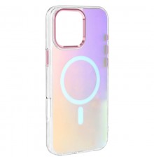 Чохол TPU Lunar Glow (MagFit) для Apple iPhone 16 Pro (6.3") Baby Pink