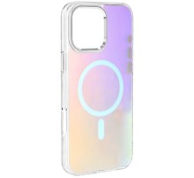 Чохол TPU Lunar Glow (MagFit) для Apple iPhone 16 Pro (6.3") Silver White