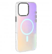 Чохол TPU Lunar Glow (MagFit) для Apple iPhone 16 Pro (6.3") Titanium Grey