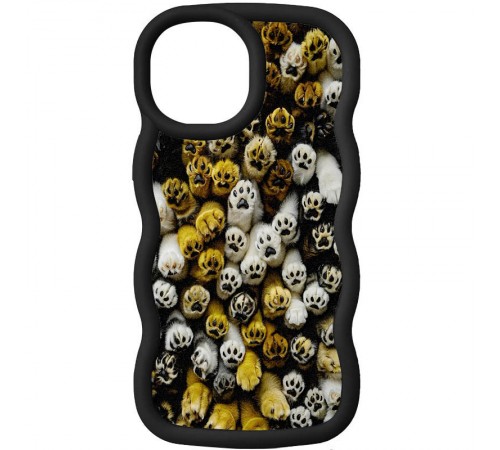 Чохол TPU Cloudy Pictures для Apple iPhone 13 / 14 (6.1") Paws