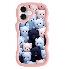Чохол TPU Cloudy Pictures для Apple iPhone 16 (6.1") Bears