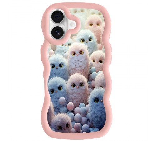 Чохол TPU Cloudy Pictures для Apple iPhone 16 (6.1") Owls Чохол TPU Cloudy Pictures для Apple iPhone 16 (6.1") Owls