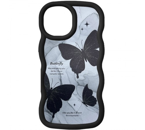 Чохол TPU Cloudy Pictures для Apple iPhone 16 Pro (6.3") Butterflies