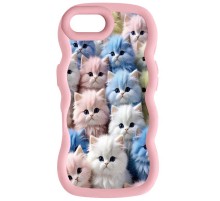 Чохол TPU Cloudy Pictures для Apple iPhone 16e (6.1") Kittens
