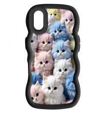 Чохол TPU Cloudy Pictures для Apple iPhone XR (6.1") Kittens Black