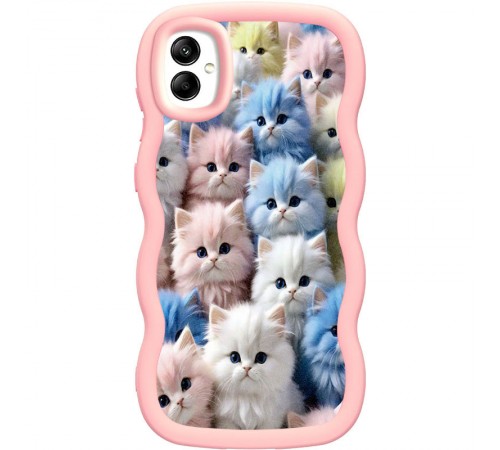 Чохол TPU Cloudy Pictures для Samsung Galaxy A05 Kittens Чохол TPU Cloudy Pictures для Samsung Galaxy A05 Kittens