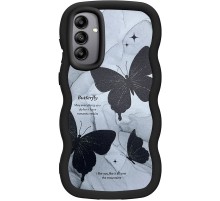 Чохол TPU Cloudy Pictures для Samsung Galaxy A35 Butterflies