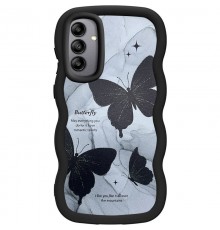 Чохол TPU Cloudy Pictures для Samsung Galaxy A55 Butterflies