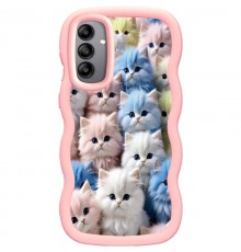 Чохол TPU Cloudy Pictures для Samsung Galaxy A55 Kittens