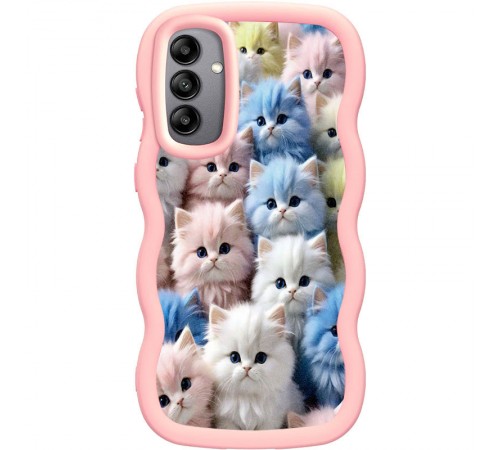 Чохол TPU Cloudy Pictures для Samsung Galaxy A56 5G Kittens Чохол TPU Cloudy Pictures для Samsung Galaxy A56 5G Kittens