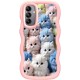 Чохол TPU Cloudy Pictures для Samsung Galaxy A56 5G Kittens