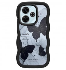 Чохол TPU Cloudy Pictures для Xiaomi Redmi 13 4G/5G / Poco M6 4G Butterflies