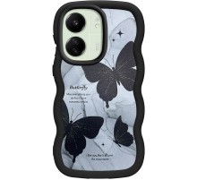 Чохол TPU Cloudy Pictures для Xiaomi Redmi 13C / Poco C65 Butterflies