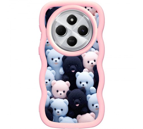 Чохол TPU Cloudy Pictures для Xiaomi Redmi 14C / A4 5G / Poco C75 4G/5G Bears Чохол TPU Cloudy Pictures для Xiaomi Redmi 14C / A4 5G / Poco C75 4G/5G Bears